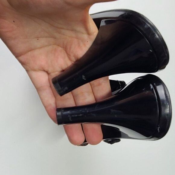 Franco Sarto Women's Black Heeled Sandals Size 10 - Picture 6 of 6